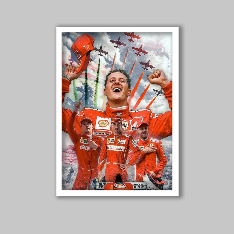 تابلو لیلیان طرح فرمول یک اسطوره های فراری کد LA-G11485