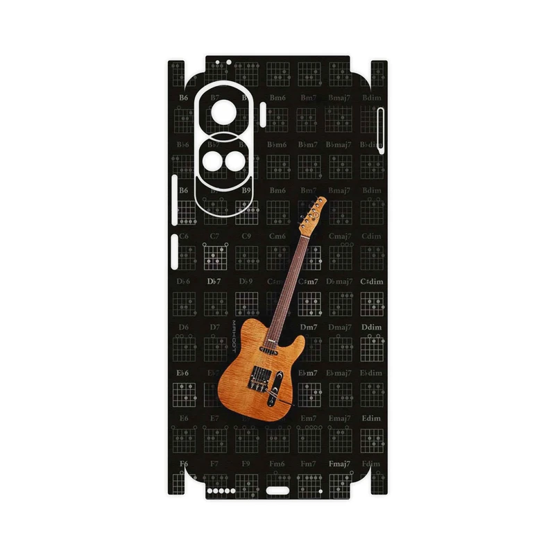 برچسب پوششی ماهوت مدل Guitar_Instrument-FullSkin مناسب برای گوشی موبایل آنر 90 Lite