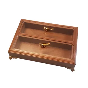 جای کارد و چنگال چوب راش آسا مدل  6201-BR