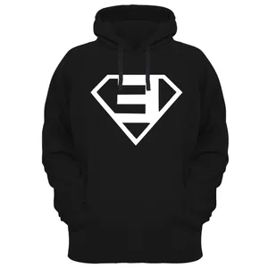 هودی مردانه مدل Super EMINEM کد PN30 رنگ مشکی