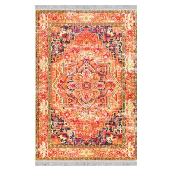 فرش پارچه‌ای دفه مدل فرشینه طرح مدرن  کد 8178