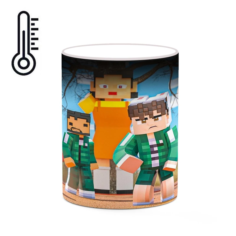 ماگ حرارتی کاکتی طرح ماینکرافت minecraft مدل mgh41107