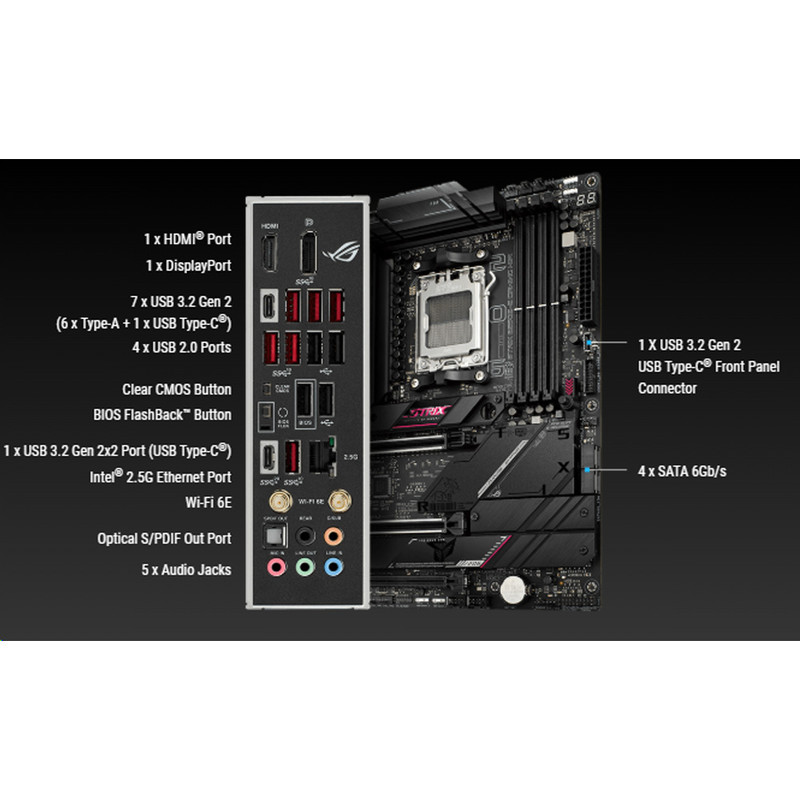 مادربرد ایسوس مدل ROG STRIX B650E-E GAMING WIFI