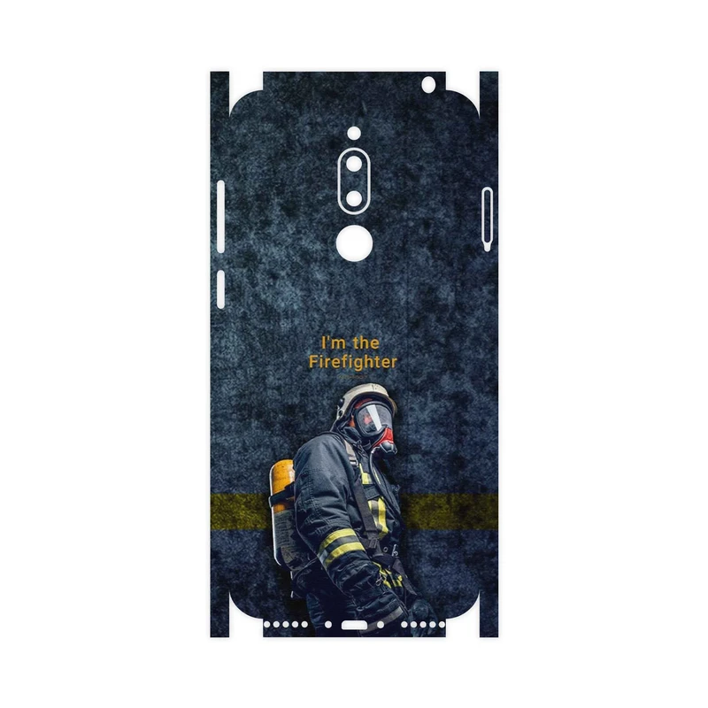 برچسب پوششی ماهوت مدل Firefighter-FullSkin مناسب برای گوشی موبایل میزو M6T