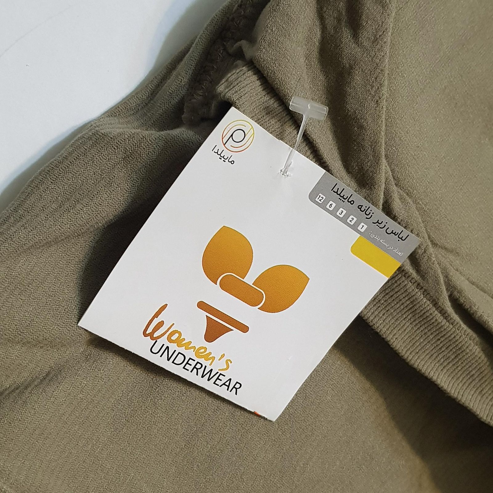 کراپتاپ زنانه ماییلدا مدل بند سیلیکونی پددار کد 4980 - - 7