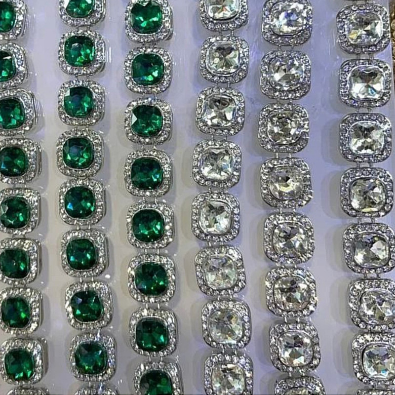 دستبند زنانه مدل تنیسی فول نگین