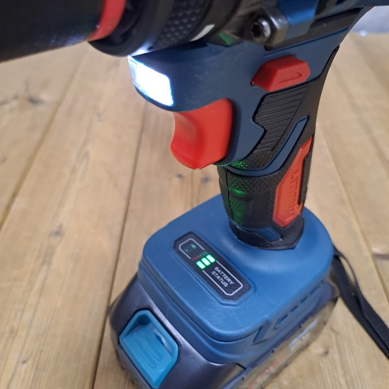 عکس شماره 15 : مجموعه 28 عددی دریل پیچ گوشتی شارژی براشلس صنعتی باس مدل life _ style