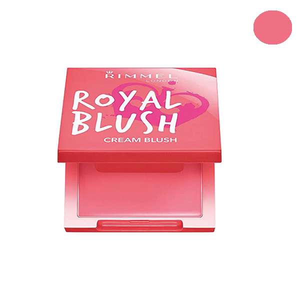 رژ گونه ریمل لندن مدل ROYAL CREAM BLUSH شماره 002 رژ گونه ریمل لندن مدل ROYAL CREAM BLUSH شماره 002
