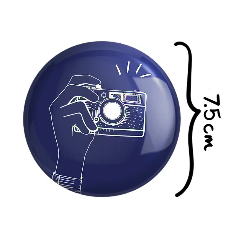 آینه جیبی خندالو طرح دوربین مدل تاشو کد 1723