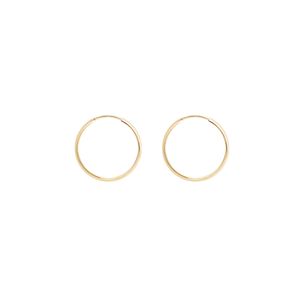 گوشواره حلقه‌ای طلا 18 عیار زنانه گالری شیدا مجد مدل رینگ کوچک