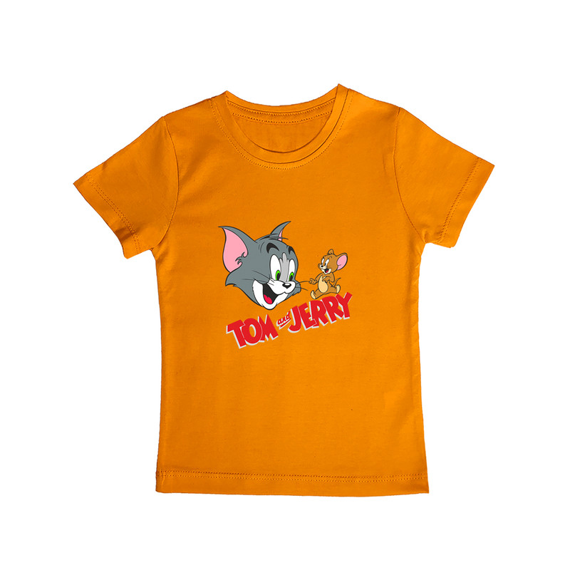 تی شرت آستین کوتاه پسرانه مدل Tom & jerry Og038