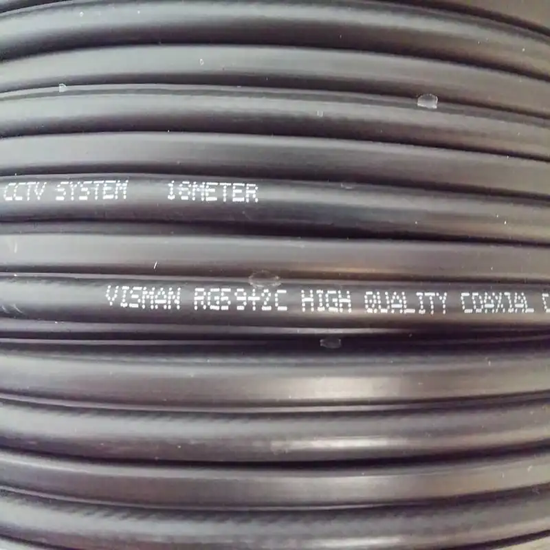 کابل RG59 ترکیبی ویسمن مدل RG 0.7-96 طول 305 متر