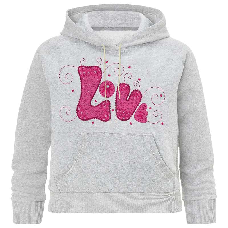 هودی دخترانه کد M 39 عشق