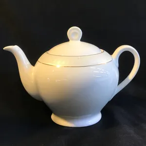 قوری چینی زرین ایران مدل صدفي درجه يك