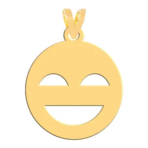 آویز گردنبند طلا 18 عیار زنانه فرشته مدل صورتک WNL-000612