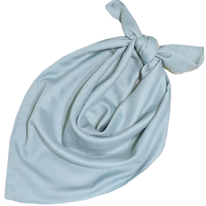 مینی اسکارف نخی زنانه مدل ساده کد 99105 با طول و عرض 67*70 سانتی‌متر