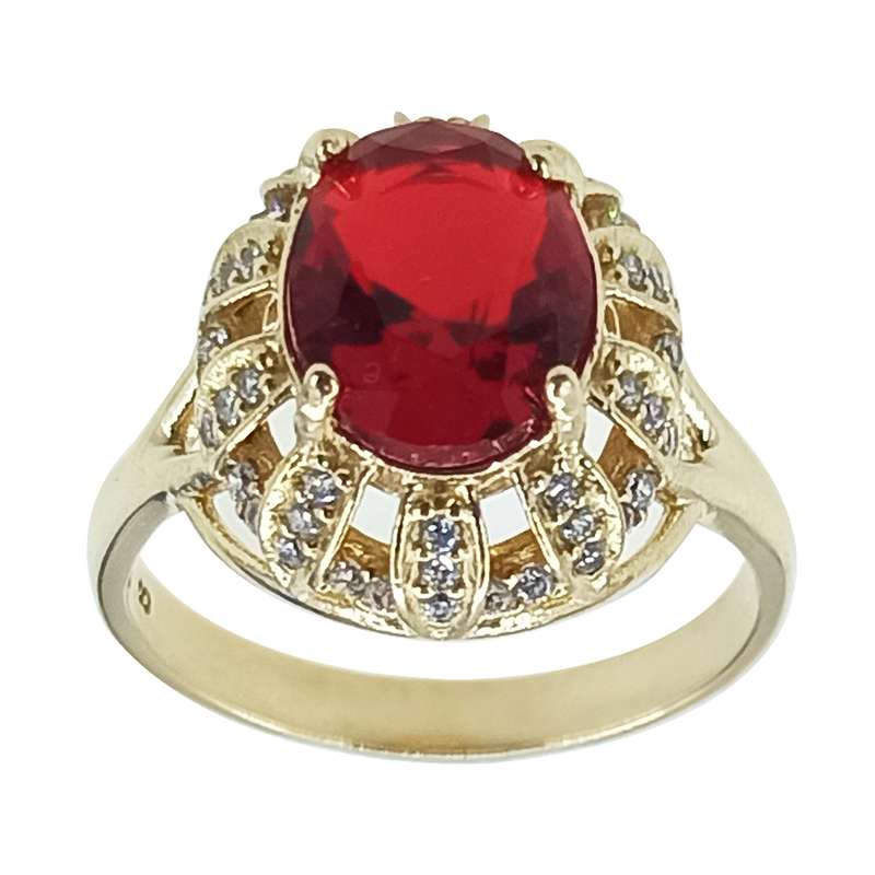 انگشتر زنانه سلین کالا مدل یاقوت ce-As217