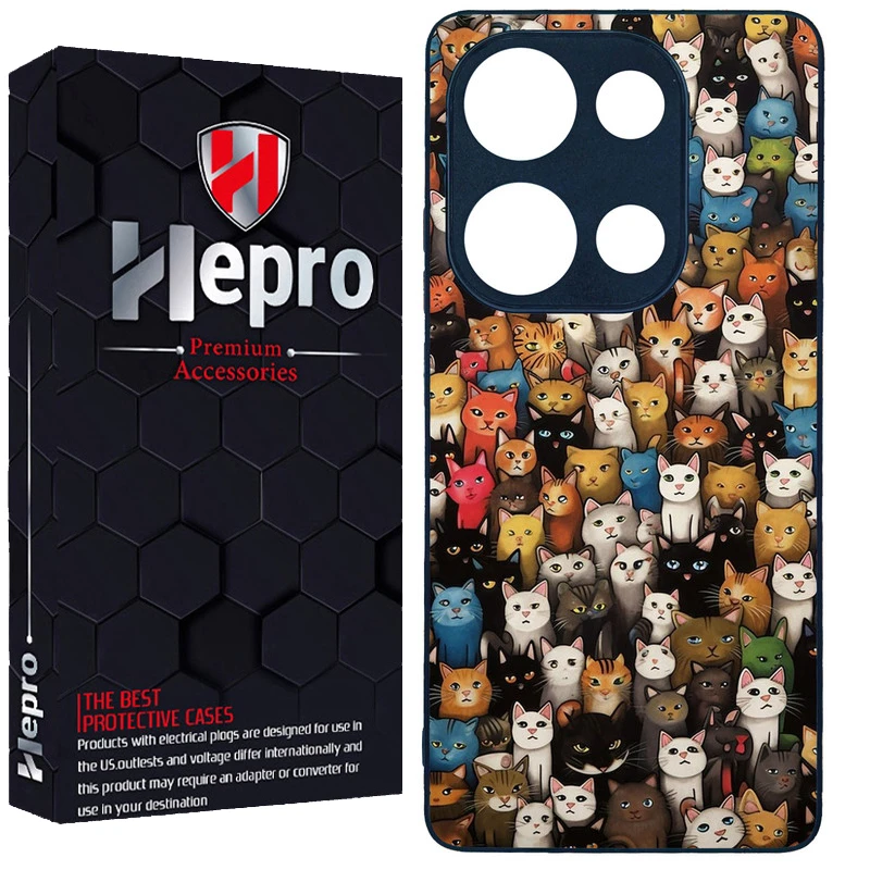 کاور هپرو طرح فانتزی مدل TPU مناسب برای گوشی موبایل شیائومی Poco M6 Pro 4G