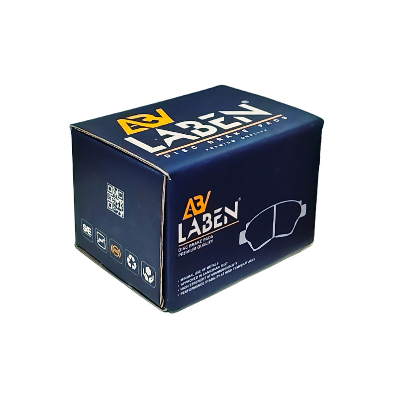 لنت ترمز جلو لابن مدل LA102 مناسب برای پراید