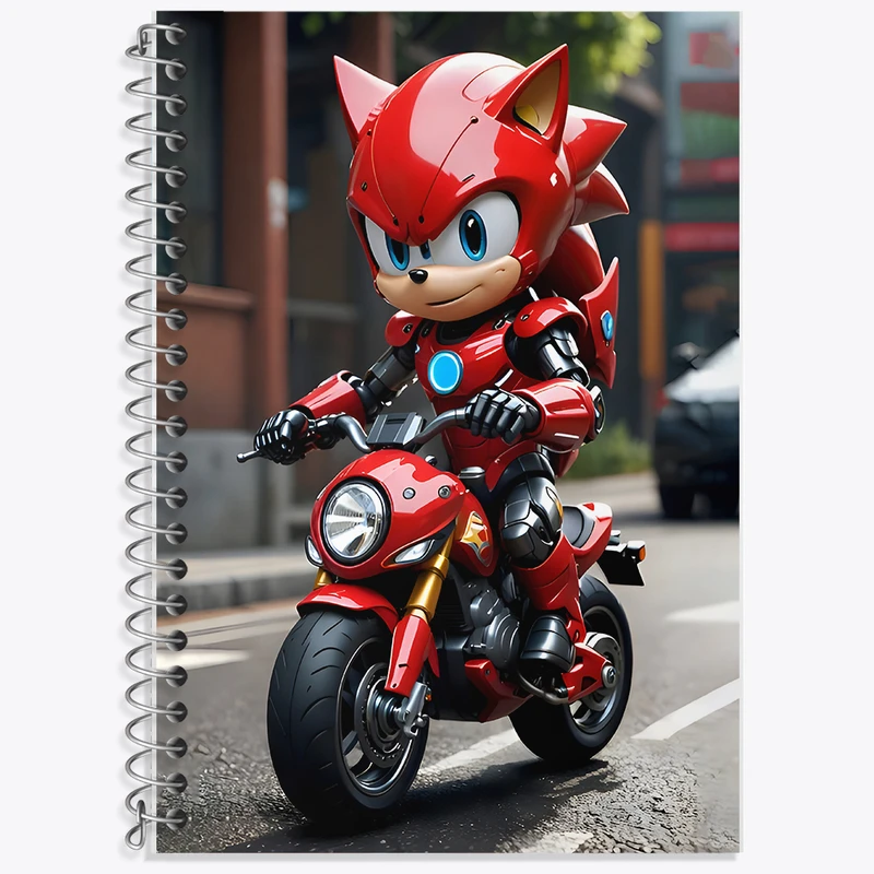 دفتر نت موسیقی 50 برگ خندالو طرح سونیک (Sonic) کد F6865