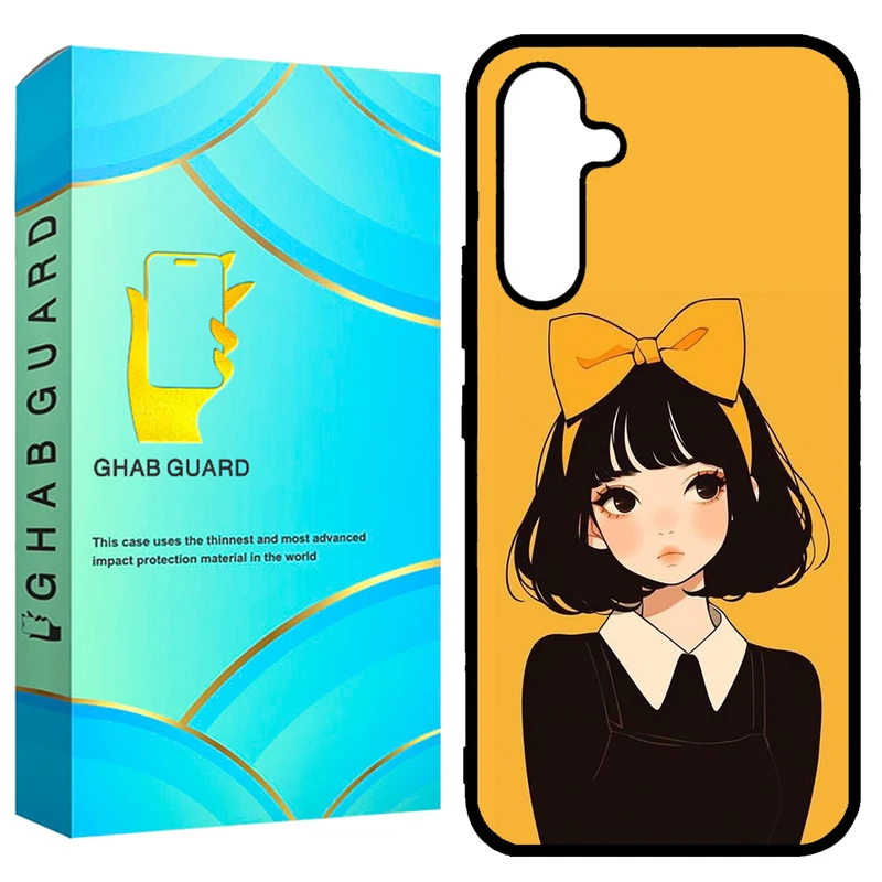 کاور قاب گارد طرح دختر مدل GCHPA54 مناسب برای گوشی موبایل سامسونگ  Galaxy A54 5G