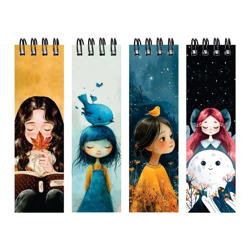 دفترچه یادداشت 80 برگ پدیده نقش مدل بل بسته 4 عددی