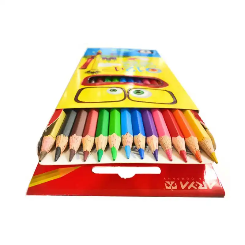 مداد رنگی 12+1 رنگ آریا مدل 3016