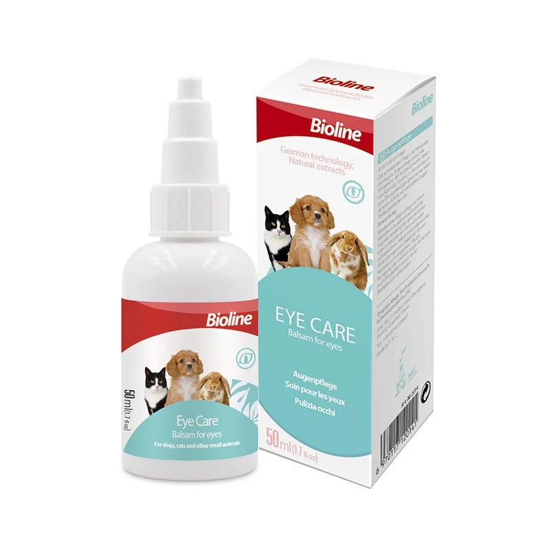 قطره مراقبت از چشم حیوانات خانگی بایولاین مدل Eye care