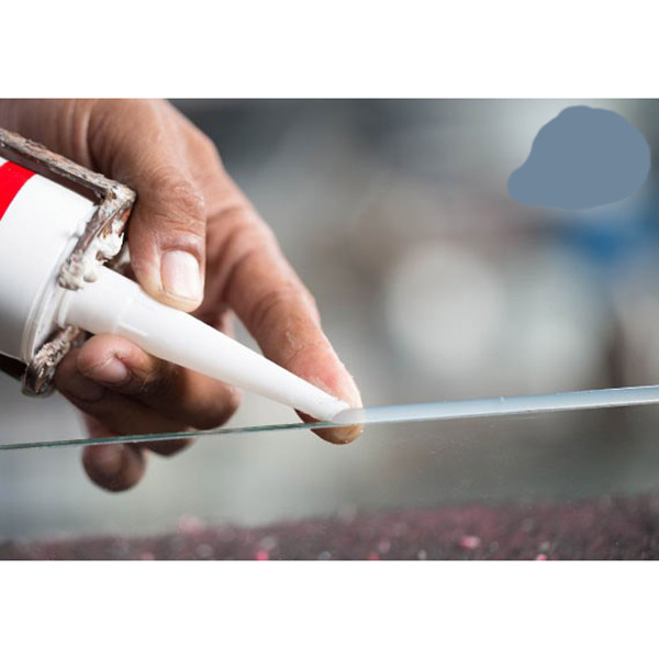 چسب آکواریوم کاسپین مدل شفاف آنتی باکتریال حجم 330 میلی لیتر به همراه دستگاه چسب