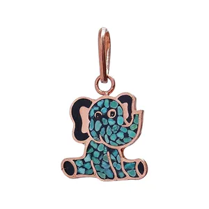 آویز گردنبند زنانه مدل فیل کد JW553