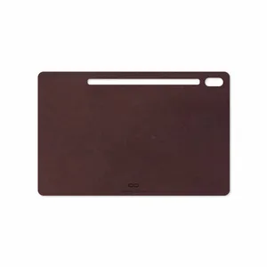 برچسب پوششی ماهوت مدل Matte-Dark-Brown-Leather مناسب برای تبلت سامسونگ Galaxy Tab S6 2019 SM-T865