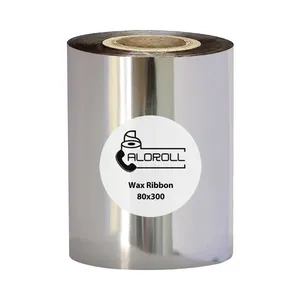 ریبون پرینتر لیبل زن الورول مدل WAX 80mm x 300m