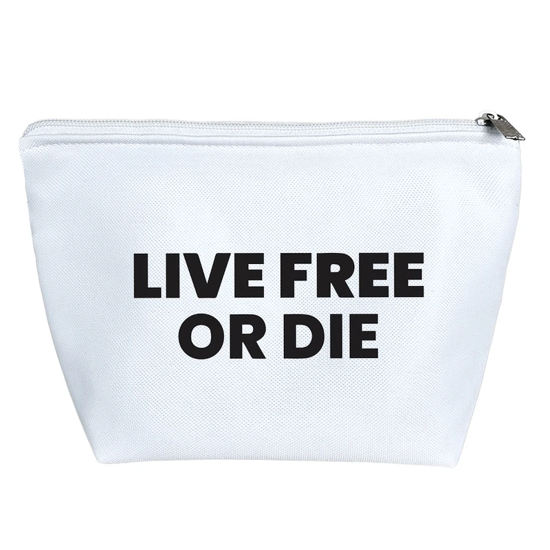 کیف لوازم آرایش دخترانه خندالو مدل Live Free Or Die کد 6612