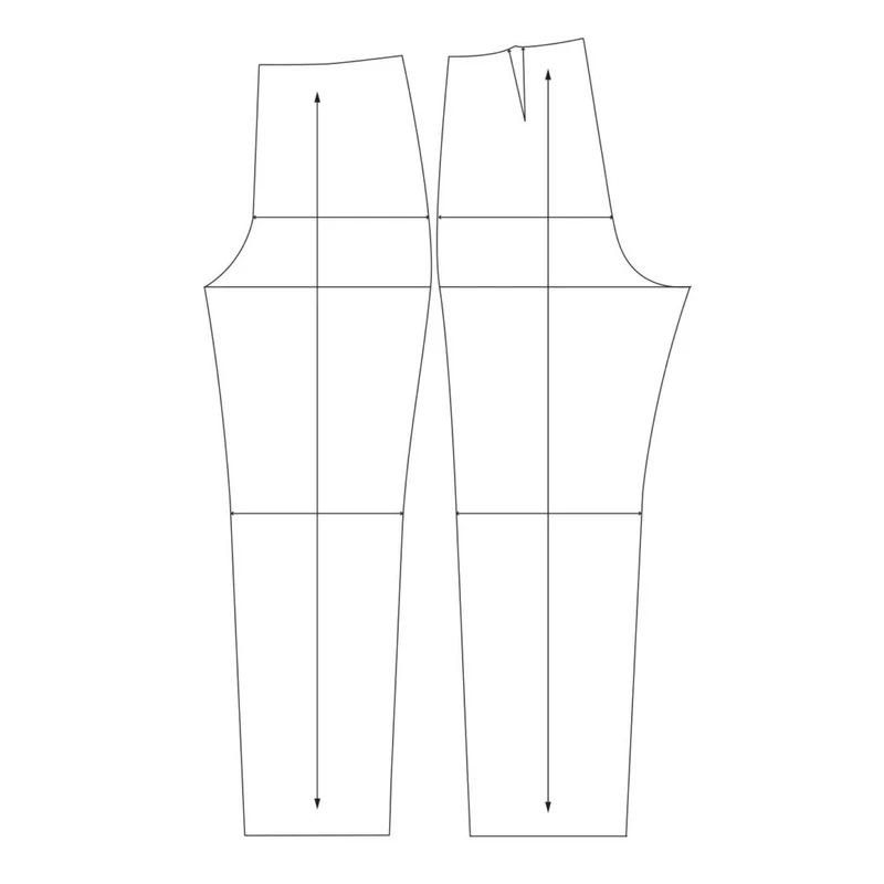 الگو خیاطی شلوار زنانه متد ترک سایز 36
