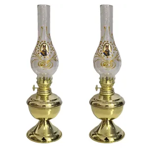 چراغ گردسوز برنجی کد 02 بسته 2 عددی