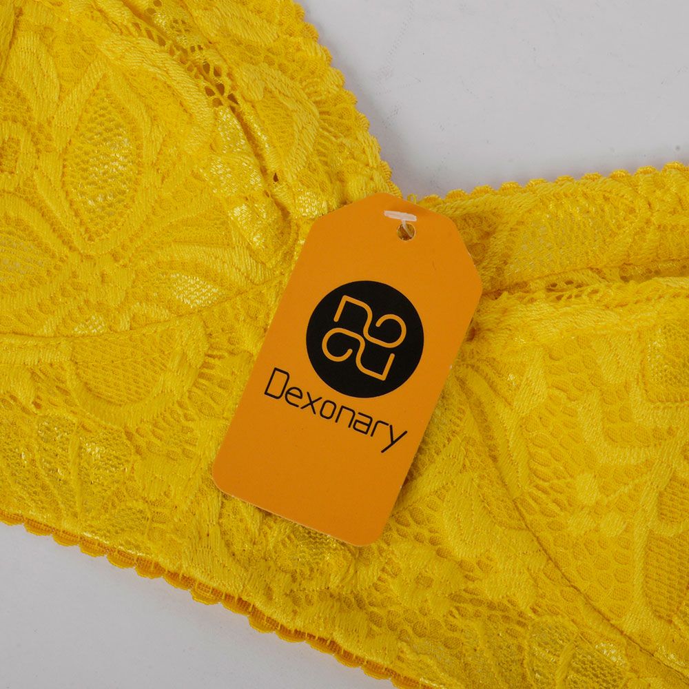 سوتین زنانه دکسونری مدل 125007510 دانتل رنگ زرد -  - 3