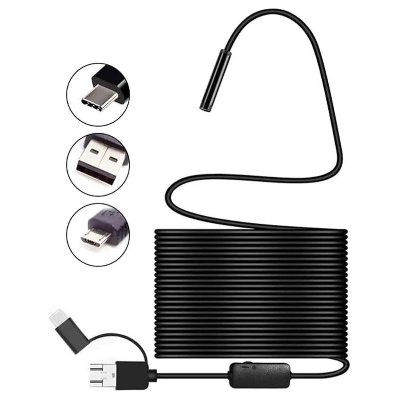 دوربین شلنگی مدل فلزی شکل پذیر ضدآب 20Meters New