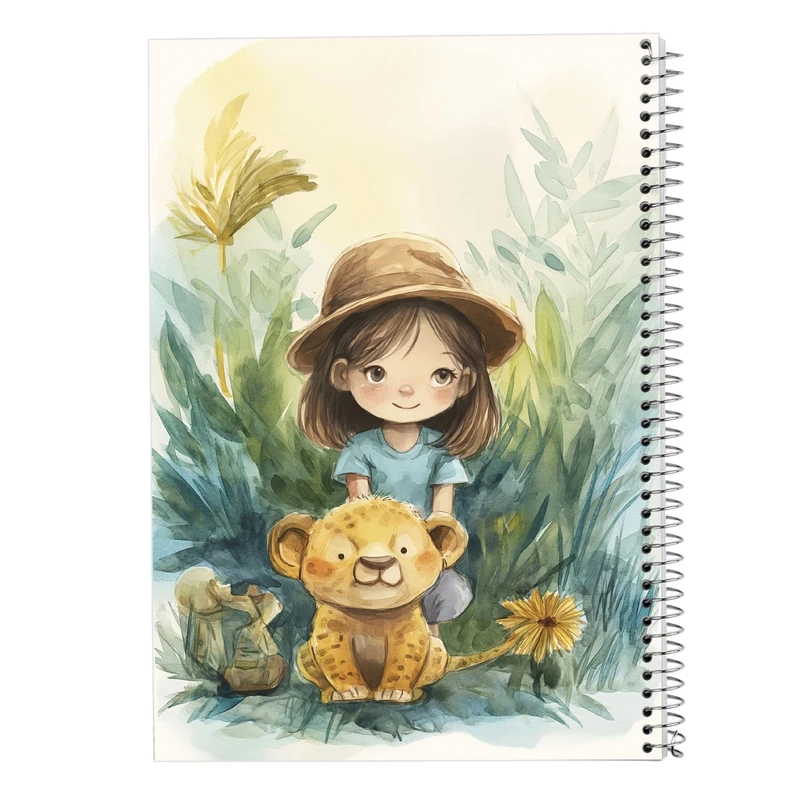 دفتر مشق 50 برگ مدوپد مدل دخترانه کد DF15736