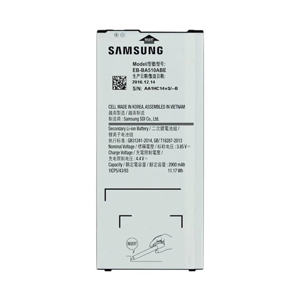 باتری موبایل مدل EB-BA510ABE ظرفیت 2900 میلی آمپر ساعت مناسب برای گوشی موبایل سامسونگ Galaxy A5 2016