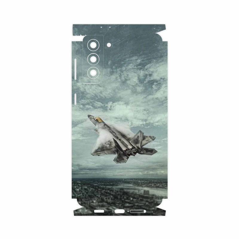 برچسب پوششی ماهوت مدل F-22 Raptor-FullSkin مناسب برای گوشی موبایل سامسونگ Galaxy S21 Plus 5G