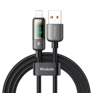 کابل USB به لایتنینگ مک دودو مدل Digital Pro Auto Power Off طول 1.2متر