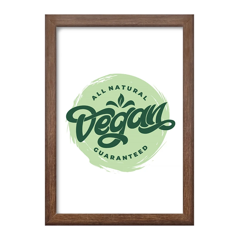 تابلو خندالو طرح وگن Vegan کد 31119