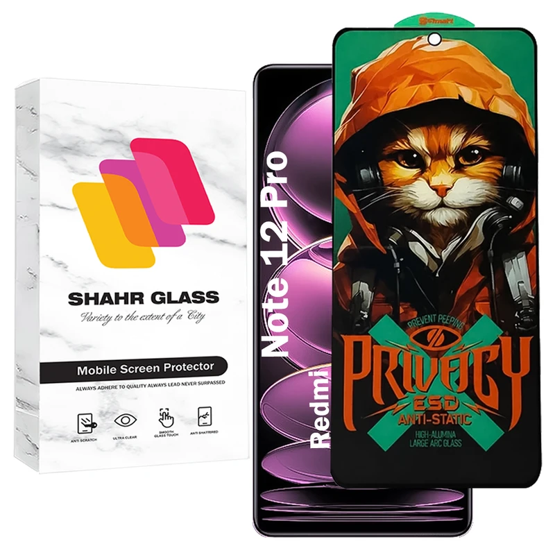 محافظ صفحه نمایش شهر گلس مدل CATPRV مناسب برای گوشی موبایل شیائومی Redmi Note 12 Pro 4G / Redmi Note 12 Pro 5G