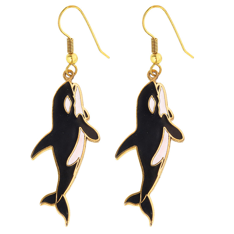 گوشواره دخترانه مدل نهنگ