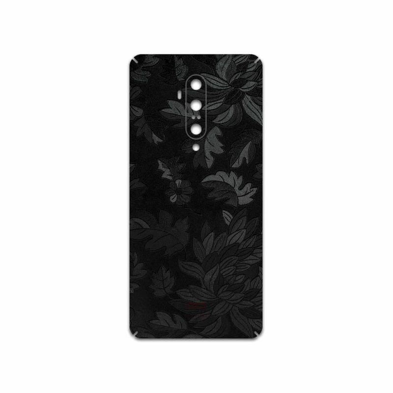 برچسب پوششی ماهوت مدل Black-Wildflower مناسب برای گوشی موبایل وان پلاس 7T Pro