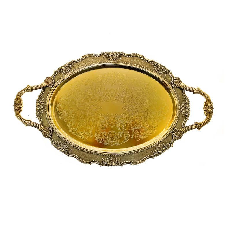 سینی  پیتر پیوتر مدل گل رز بیضی کد 8537