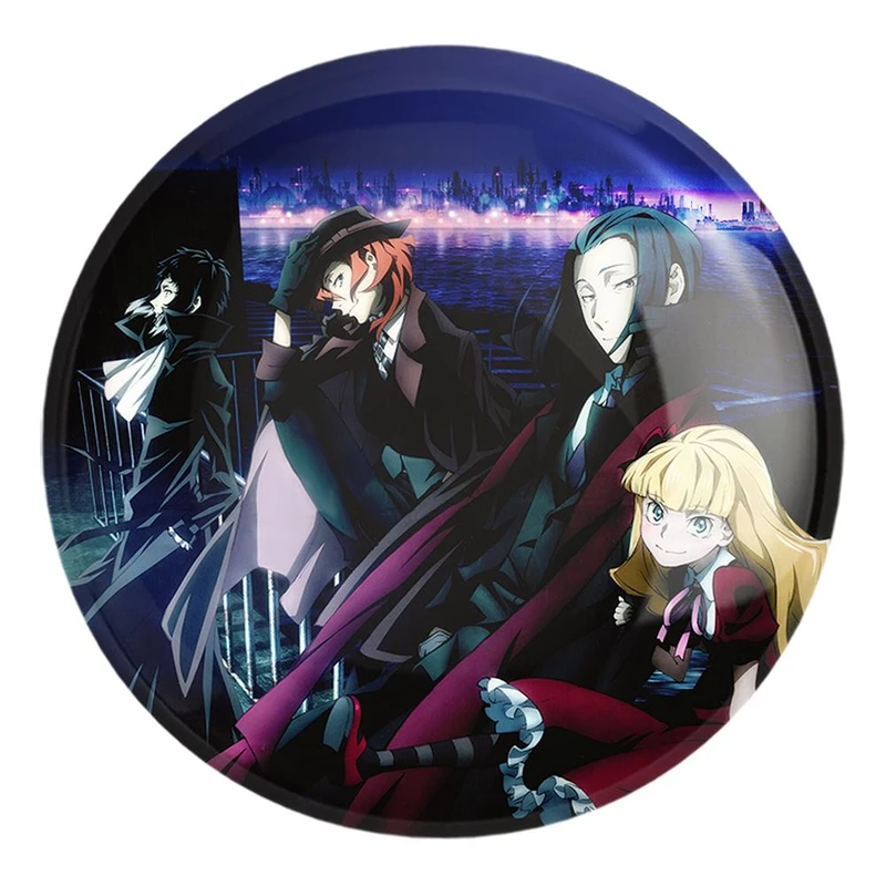 پیکسل خندالو طرح اوگای موری و چویا و اکوتاگوا انیمه سگ های ولگرد بانگو کد 11790 مدل بزرگ