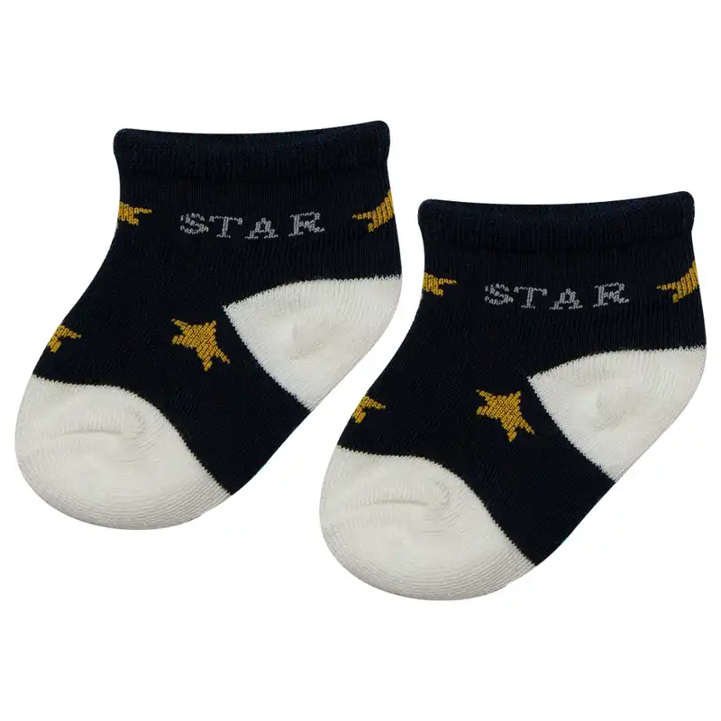 جوراب نوزادی پسرانه فیلاردی مدل 4482 مجموعه 3 عددی