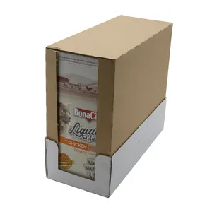  بستنی گربه بوناسیبو مدل مرغ وزن 1350 گرم مجموعه 11 بسته 6 عددی