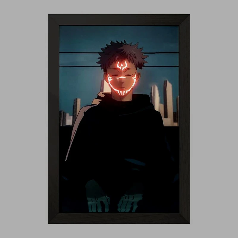 تابلو خندالو مدل ریومن سوکونا انیمه جوجوتسو کایزن  کد 11087